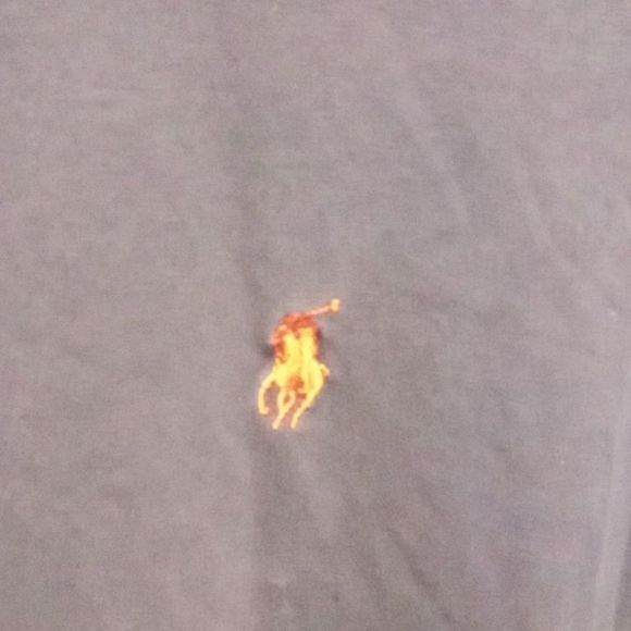 Polo by Ralph Lauren Red Horse Logo Blue T-shirt Men's Size  Medium - Picture 2 of 4